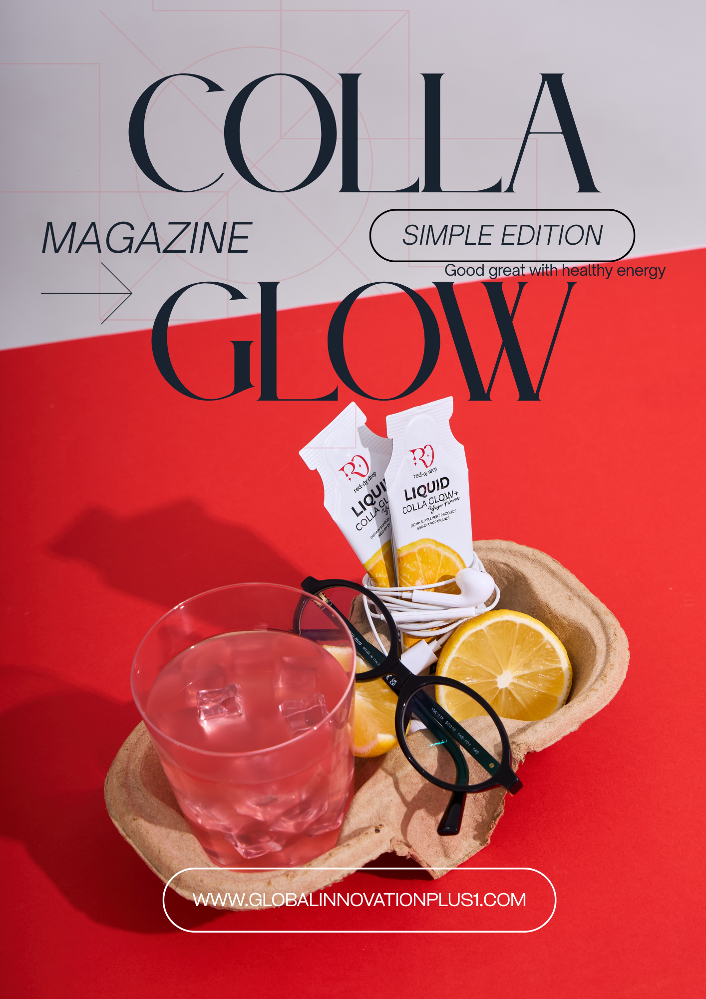 Red-dy-Drop Colla Glow Magazine Simple Edition